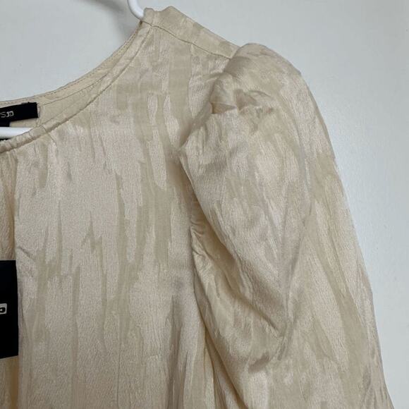 NWT Joe's Womens Summer Melon Alicia Puff Sleeve Crew Neck Top Size SP JWSM2097 - Picture 6 of 12